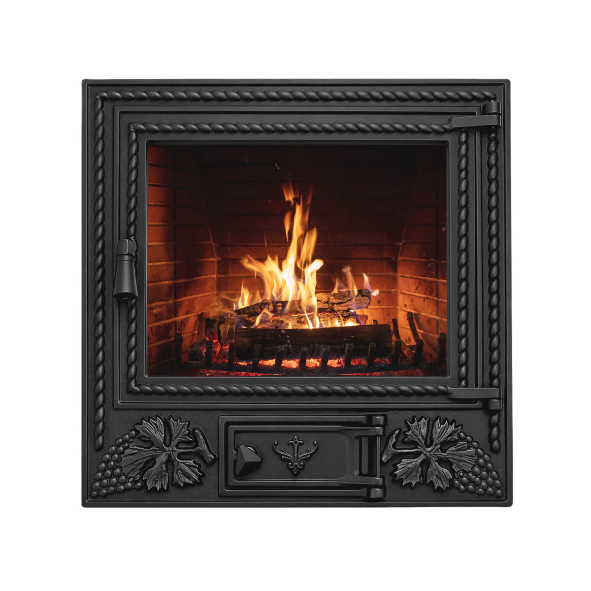 UȘĂ ȘEMINEU DIN FONTĂ CU STICLĂ 640 x 655 mm